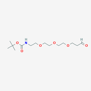 molecular formula C14H27NO6 B8115817 Ald-PEG3-NHBoc 