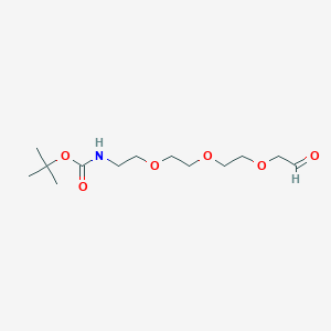 molecular formula C13H25NO6 B8115833 Ald-CH2-PEG3-NHBoc 