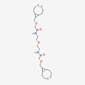 molecular formula C28H40N2O5 B8116016 Bis-BCN-PEG1-diamide 