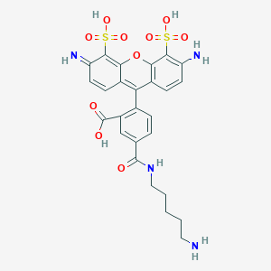 molecular formula C26H26N4O10S2 B8116040 APDye 488 Cadaverine 