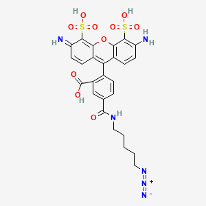 molecular formula C26H24N6O10S2 B8116044 APDye 488 Azide 