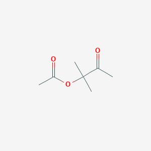 molecular formula C7H12O3 B081161 3-Acetoxy-3-methyl-2-butanone CAS No. 10235-71-9