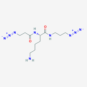 molecular formula C12H23N9O2 B8116178 bisSP1 