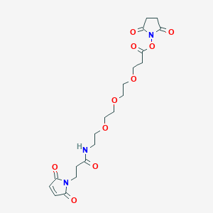 molecular formula C20H27N3O10 B8116333 Mal-amido-PEG3-NHS ester 