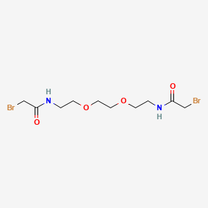 molecular formula C10H18Br2N2O4 B8116350 Bis(bromoacetamide)-PEG2 