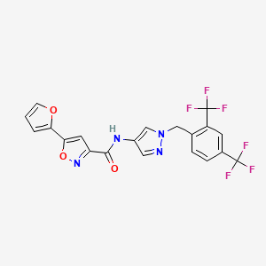 molecular formula C20H12F6N4O3 B8116401 Ceapin-A7 