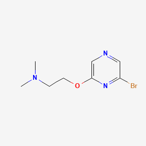 Ethanamine, 2-[(6-bromo-2-pyrazinyl)oxy]-N,N-dimethyl-