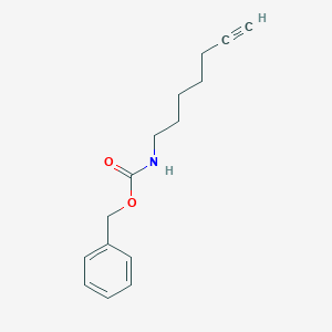 molecular formula C15H19NO2 B8116605 Benzyl hept-6-yn-1-ylcarbamate 