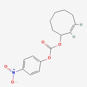 molecular formula C15H17NO5 B8116722 [(2E)-cyclooct-2-en-1-yl] (4-nitrophenyl) carbonate 