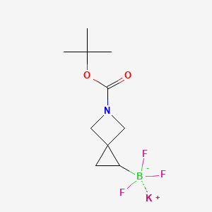 Potassium {5-[(tert-butoxy)carbonyl]-5-azaspiro[2.3]hexan-1-yl}trifluoroboranuide