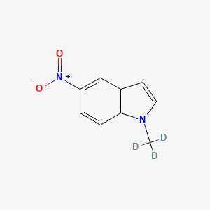 molecular formula C9H8N2O2 B8116771 1-((2)H3)methyl-5-nitro-1H-indole 
