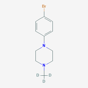 molecular formula C11H15BrN2 B8116781 1-(4-Bromophenyl)-4-(methyl-d3)piperazine 