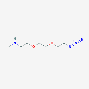molecular formula C7H16N4O2 B8116801 2-[2-(2-azidoethoxy)ethoxy]-N-methylethanamine 