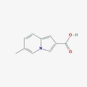 molecular formula C10H9NO2 B8116944 6-methylindolizine-2-carboxylic Acid 