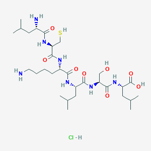 molecular formula C30H58ClN7O8S B8117005 LCKLSL (hydrochloride) 