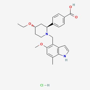 molecular formula C25H31ClN2O4 B8117020 伊普tacopan（盐酸盐） CAS No. 1646321-63-2