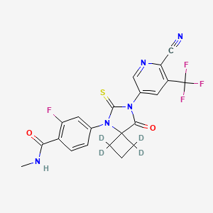 molecular formula C21H15F4N5O2S B8117028 Apalutamide D4 
