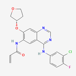 molecular formula C21H18ClFN4O3 B8117034 Afatinib impurity 11 