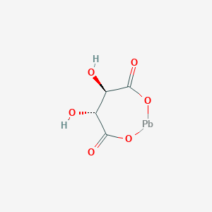 molecular formula C4H4O6Pb B8117052 (5R,6R)-5,6-dihydroxy-1,3,2λ2-dioxaplumbepane-4,7-dione 