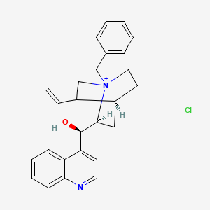 molecular formula C26H29ClN2O B8117081 (8s,9r)-N-benzylcinchonidinium chloride 