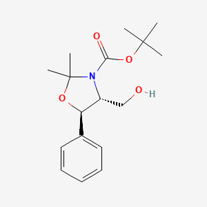 tert-Butyl (4R,5R)-4-(hydroxymethyl)-2,2-dimethyl-5-phenyloxazolidine-3-carboxylate