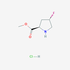 Methyl (2R,4S)-4-fluoropyrrolidine-2-carboxylate hydrochloride
