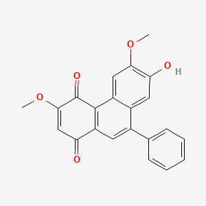 molecular formula C22H16O5 B8117164 Latinone 