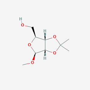 molecular formula C9H16O5 B8117197 Methyl 2,3-o-isopropylidene-beta-l-ribofuranoside 