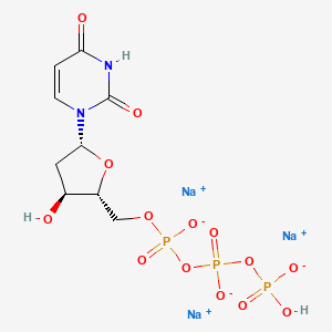 molecular formula C9H12N2Na3O14P3 B8117205 2'-Deoxyuridine-5'-triphosphate trisodium salt 