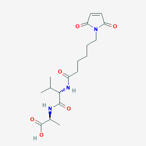 (S)-2-((S)-2-(6-(2,5-dioxo-2H-pyrrol-1(5H)-yl)hexanamido)-3-methylbutanamido)propanoic acid