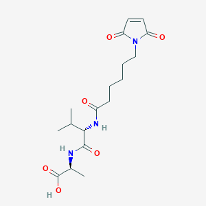 molecular formula C18H27N3O6 B8117252 (S)-2-((S)-2-(6-(2,5-dioxo-2H-pyrrol-1(5H)-yl)hexanamido)-3-methylbutanamido)propanoic acid 