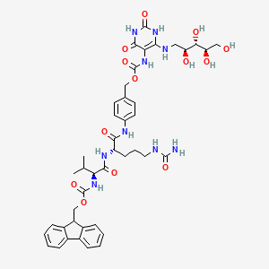 molecular formula C43H53N9O13 B8117284 5-A-RU-PABC-Val-Cit-Fmoc 