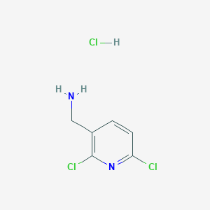 molecular formula C6H7Cl3N2 B8117294 (2,6-Dichloropyridin-3-yl)methanamine hydrochloride 
