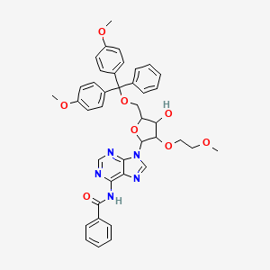 molecular formula C41H41N5O8 B8117317 N-benzoyl-5'-O-DMTr-2'-O-(2-methoxyethyl)-adenosine 