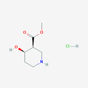 methyl (3S,4R)-4-hydroxypiperidine-3-carboxylate hydrochloride