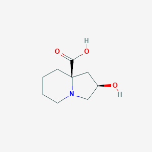 (2R,8aR)-2-hydroxyhexahydro-8a(1H)-indolizinecarboxylic acid