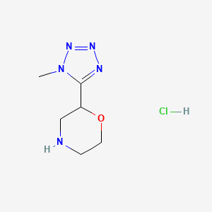 2-(1-methyl-1H-tetrazol-5-yl)morpholine hydrochloride