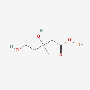 molecular formula C6H11LiO4 B8117440 Mevalonic acid (lithium salt) 