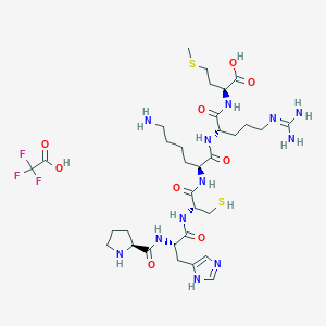 molecular formula C33H55F3N12O9S2 B8117621 Antioxidant peptide A (TFA) 