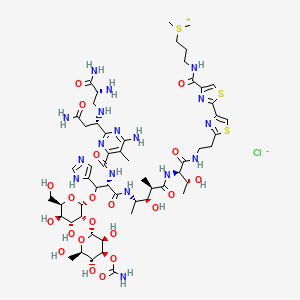 molecular formula C55H84ClN17O21S3 B8117645 Bleomycin (hydrochloride) 