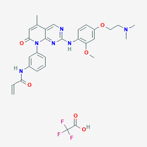 molecular formula C30H31F3N6O6 B8117648 Egfr-IN-1 (tfa) 