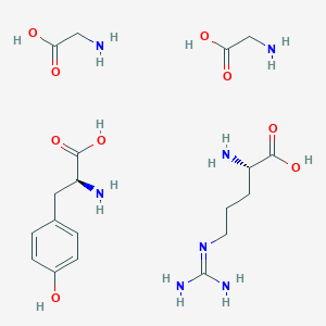 molecular formula C19H35N7O9 B8117705 Glycine-glycine-tyrosine-arginine 