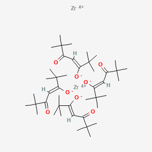 molecular formula C44H76O8Zr2+4 B8117820 (Z)-2,2,6,6-tetramethyl-5-oxohept-3-en-3-olate;zirconium(4+) 
