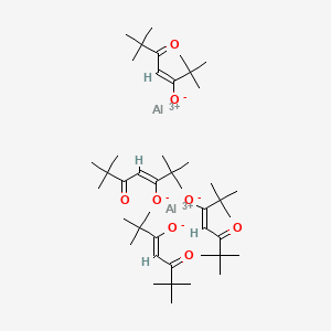 molecular formula C44H76Al2O8+2 B8117828 dialuminum;(Z)-2,2,6,6-tetramethyl-5-oxohept-3-en-3-olate;(E)-2,2,6,6-tetramethyl-5-oxohept-3-en-3-olate 