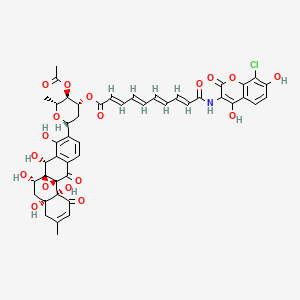 molecular formula C46H42ClNO18 B8117913 Simocyclinone D8 