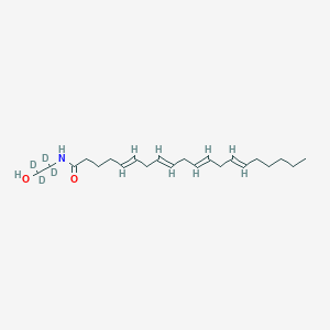 molecular formula C22H37NO2 B8117948 (5E,8E,11E,14E)-N-(1,1,2,2-tetradeuterio-2-hydroxyethyl)icosa-5,8,11,14-tetraenamide 
