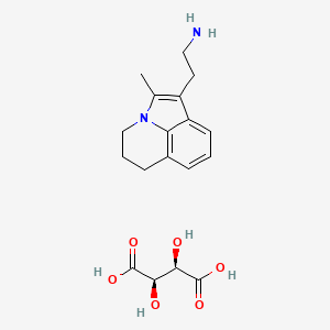 (2R,3R)-2,3-dihydroxybutanedioic acid;2-(2-methyl-1-azatricyclo[6.3.1.04,12]dodeca-2,4,6,8(12)-tetraen-3-yl)ethanamine