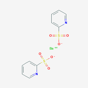 molecular formula C10H8BaN2O6S2 B8117994 Barium(2+);pyridine-2-sulfonate 