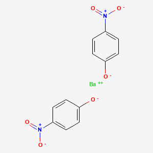 molecular formula C12H8BaN2O6 B8118017 p-Nitrophenol barium salt CAS No. 34005-61-3
