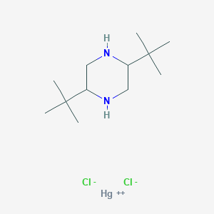 2,5-Ditert-butylpiperazine;mercury(2+);dichloride